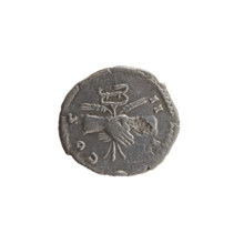Denarius, Antoninus Pius (86–161; Roman emperor 138–161), issuer. Obverse: Head of Antoninus Pius
