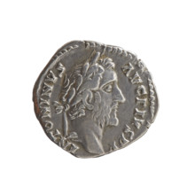 Denarius, Antoninus Pius (86–161; Roman emperor 138–161), caduceus and ears of corn; obverse: head