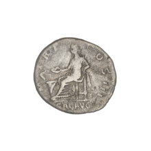 Denarius, Hadrian (76–138; Roman emperor 117–138). Obverse: Bust of Hadrian with laurel wreath