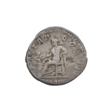 Denarius, Hadrian (76–138; Roman emperor 117–138). Obverse: Bust of Hadrian with laurel wreath