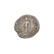 Denarius, Hadrian (76–138; Roman emperor 117–138). Obverse: Bust of Hadrian with laurel wreath