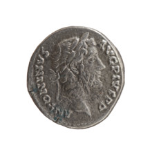 Denarius, Antoninus Pius (86–161; Roman emperor 138–161), issuer; obverse: head of the emperor in a