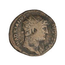 dupondius, Hadrian (76–138; Roman emperor 117–138); Obv.: head of Hadrian to the right in a radiant