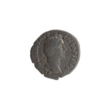 Denarius of Antoninus Pius (86–161; Roman emperor 138–161), struck 148–149. Obverse: head of