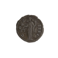 Denarius of Antoninus Pius (86–161; Roman emperor 138–161). Obverse: head of Antoninus Pius in a