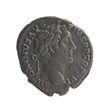 Denarius, Antoninus Pius (86–161; Roman emperor 138–161), issuer. Obverse: Head of Antoninus Pius