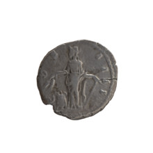 Denarius of Antoninus Pius (86–161; Roman emperor 138–161). Obverse: Head of Antoninus Pius in a