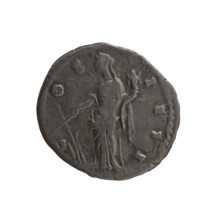 Denarius of Antoninus Pius (86–161; Roman emperor 138–161), struck 148–149. Obverse: head of