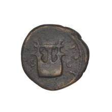 Quarter (coin) of Hadrian (76–138; Roman emperor 117–138). Obverse: bust of Hadrian right, wearing