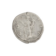 Denarius, Hadrian (76–138; Roman emperor 117–138). Obverse: head of Hadrian in laurel wreath facing