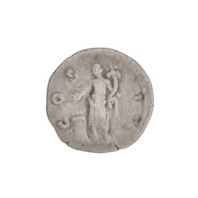 Denarius, Hadrian (76–138; Roman emperor 117–138). Obverse: head of Hadrian in laurel wreath facing