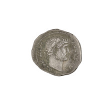 Denarius, Hadrian (76–138; Roman emperor 117–138). Obverse: head of Hadrian in laurel wreath facing