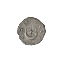 Denarius of Hadrian (76–138; Roman emperor 117–138). Obverse: head of Hadrian in laurel wreath