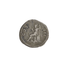Denarius, Hadrian (76–138; Roman emperor 117–138). Obverse: head of Hadrian in laurel wreath facing