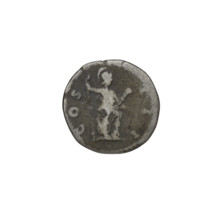 Denarius of Hadrian (76–138; Roman emperor 117–138). Obverse: head of Hadrian in laurel wreath