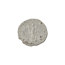 Denarius, Hadrian (76–138; Roman emperor 117–138). Obverse: head of Hadrian in laurel wreath facing