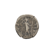 Denarius, Hadrian (76–138; Roman emperor 117–138). Obverse: head of Hadrian in laurel wreath facing