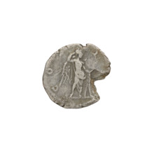 Denarius of Hadrian (76–138; Roman emperor 117–138). Obverse: head of Hadrian in laurel wreath
