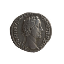 Denarius of Antoninus Pius (86–161; Roman emperor 138–161), ca. 149–150. Obverse: Head of Antoninus