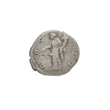 Denarius of Hadrian (reigned 117–138 CE). Obverse: laureate head of Hadrian facing right; rim