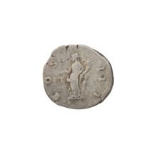 Denarius of Hadrian (76–138), Roman emperor 117–138. Obverse: head of Hadrian in laurel wreath