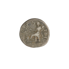 Denarius, Hadrian (76–138; Roman emperor 117–138). Obverse: head of Hadrian in laurel wreath facing