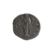 Denarius of Antoninus Pius (86–161; Roman emperor 138–161), issuer: Antoninus Pius. Obverse: Head