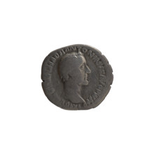 Denarius of Antoninus Pius (86–161; Roman emperor 138–161). Obverse: head of Antoninus Pius bare,
