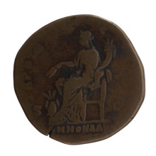 Sestertius, Antoninus Pius (86–161; Roman emperor 138–161), issuer: Antoninus Pius. Obverse: Head