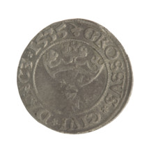 Gdansk grosz, Sigismund I the Old (King of Poland; 1506–1548). Polish coin, Jagiellonian dynasty.