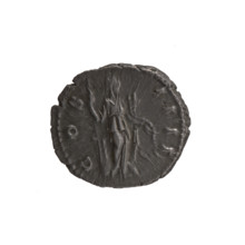 Denarius of Antoninus Pius (86–161; Roman emperor 138–161). Obverse: Head of Antoninus Pius in a