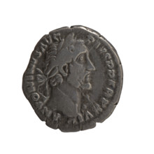 Denarius, Antoninus Pius (86–161; Roman emperor 138–161) (issuer). Obverse: Head of Antoninus Pius