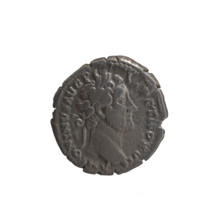 Denarius; issuer: Antoninus Pius (86–161; Roman emperor 138–161). Obverse: Head of the emperor in a