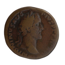 Sestertius of Antoninus Pius (86–161; Roman emperor 138–161), issuer: Antoninus Pius. Obverse: head