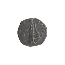 Denarius, Antoninus Pius (86–161; Roman emperor 138–161). Obverse: head of the emperor in a laurel