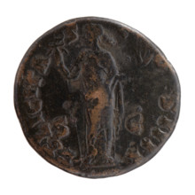 Antoninus Pius (86–161; Roman Emperor 138–161), issuer. Obverse: head of Antoninus Pius in a laurel
