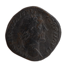 Sestertius, Antoninus Pius (86–161; Roman emperor 138–161), issuer: Antoninus Pius. Obverse: head