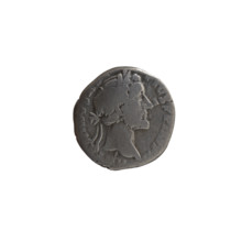 Denarius of Antoninus Pius (86–161; Roman emperor 138–161), 157–158. Obverse: head of the emperor