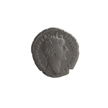 Denarius of Antoninus Pius (86–161; Roman emperor 138–161). Obverse: head of the emperor in a