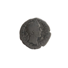 Denarius, Antoninus Pius (86–161; Roman emperor 138–161) — obverse: head of the emperor in a laurel