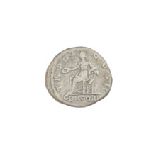 denarius, Aelius (101–138; successor of Hadrian 136–138); Obv.: head of Aelius facing right; rim