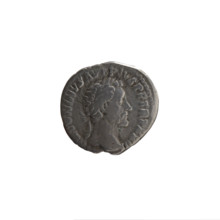 Denarius of Antoninus Pius (86–161; Roman emperor 138–161). Obverse: head of Antoninus Pius in a