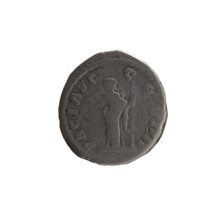 Denarius of Antoninus Pius (86–161; Roman emperor 138–161). Obverse: Head of Antoninus Pius in a