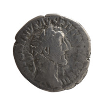 Denarius of Antoninus Pius (86–161; Roman emperor 138–161), c. 159–160. Obverse: head of the
