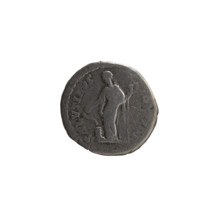 Denarius, Antoninus Pius (86–161; Roman emperor 138–161) — obverse: head of the emperor in a laurel