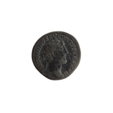 Denarius of Antoninus Pius (86–161; Roman emperor 138–161). Obverse: Head of Antoninus Pius in a