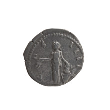Denarius, Antoninus Pius (86–161; Roman emperor 138–161). Obverse: Head of Antoninus Pius in a
