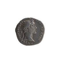 Denarius, Antoninus Pius (86–161; Roman emperor 138–161), issuer. Obverse: Head of Antoninus Pius
