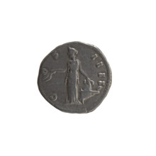 Denarius, Antoninus Pius (86–161; Roman emperor 138–161) — obverse: head of Antoninus Pius in a