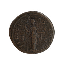 Antoninus Pius (86–161; Roman Emperor 138–161), issuer; obverse: head of Antoninus Pius in a laurel